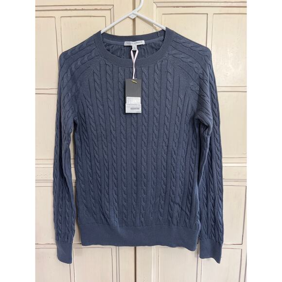 NWT Fairway & Greene size small cable knit golf sweater - Picture 1 of 4